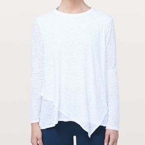 Lululemon Sweetest Day LS - White - Sz 6